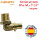 Коліно (куток) AQUAPEX ЗР d 20 мм х G  1/2"
