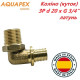 Коліно (куток) AQUAPEX ЗР d 20 мм х G  3/4"