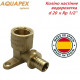 Коліно настінне (водорозетка) AQUAPEX d 20 х Rp 1/2"
