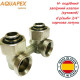 Н-подібний запірний клапан AQUAPEX, кутовий 3/4"