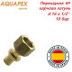 Перехідник AQUAPEX ВР d 16 х Rp 1/2"
