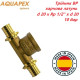 Тройник,  AQUAPEX  ВР d 20 х Rp 1/2" х d 20 мм