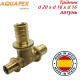 Трійник редукційний AQUAPEX d 20 х d 16 х d 16 мм 