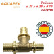 Трійник редукційний AQUAPEX d 25 х d 25 х d 16 мм