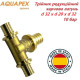 Трійник редукційний AQUAPEX d 32 х d 20 х d 32 мм