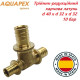 Трійник редукційний AQUAPEX d 40 х d 32 х d 32 мм