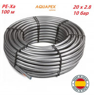 Труба для опалення і водопостачання AQUAPEX PREMIUM PE-Xa/EVOH d 20 x 2.8 мм 10 бар