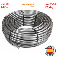Труба для опалення і водопостачання AQUAPEX PREMIUM PE-Xa/EVOH d 25 x 3.5 мм 10 бар