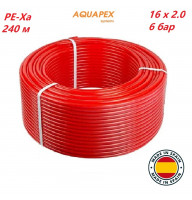 Труба для "теплої підлоги" AQUAPEX PE-Xa/EVOH d 16 x 2.0 мм 6 бар