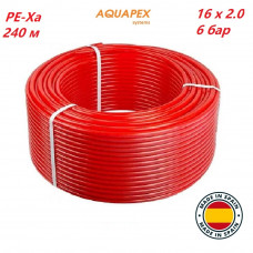Труба для "теплої підлоги" AQUAPEX PE-Xa/EVOH d 16 x 2.0 мм 6 бар