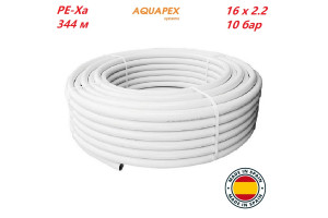 Труба для водоснабжения AQUAPEX COMFORT PE-Xa d 16 x 2.2 мм 10 бар
