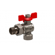 Кран кульовий кутовий SENA 1/2" ЗР-ЗР з ручкою метелик