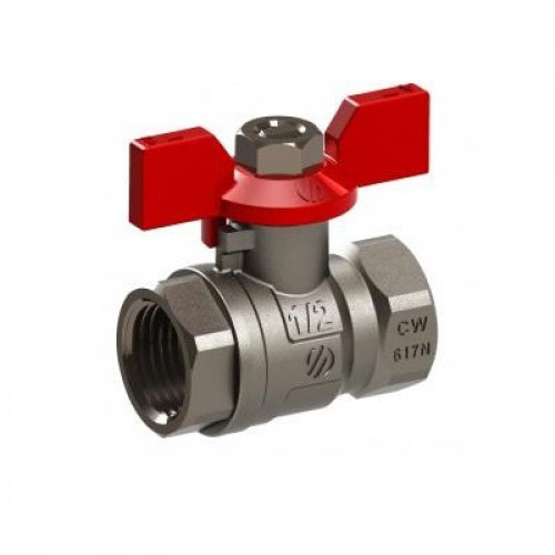 Кран кульовий NILE ВР-ВР 3/4" ручка-метелик