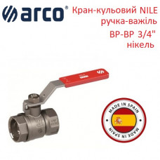 Кран шаровый NILE ВР-ВР 3/4" ручка-рычаг