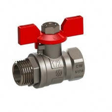 Кран кульовий NILE ВР-ЗР 1" ручка-метелик