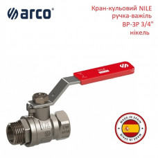Кран шаровый NILE ВР-НР 3/4" ручка-рычаг