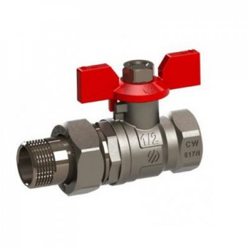 Кран кульовий SENA 1 1/4" з накидною гайкою (американка)