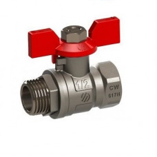 Кран кульовий SENA ВР-ЗР 1/2" ручка-метелик