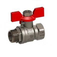 Кран кульовий SENA ВР-ЗР 3/4" ручка-метелик