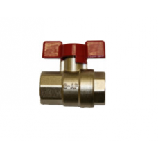 Кран кульовий ВB  ручка метелик 1" G-AP 32013