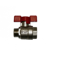 Кран кульовий ВЗ  ручка метелик 3/4" G-AP 32112