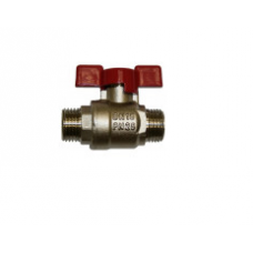 Кран кульовий ЗЗ  ручка метелик 1/2" G-AP 32201