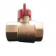 Кран кульовий ВB  ручка метелик 1" G-AP 32013
