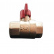 Кран кульовий ВB  ручка метелик 3/4" G-AP 32012