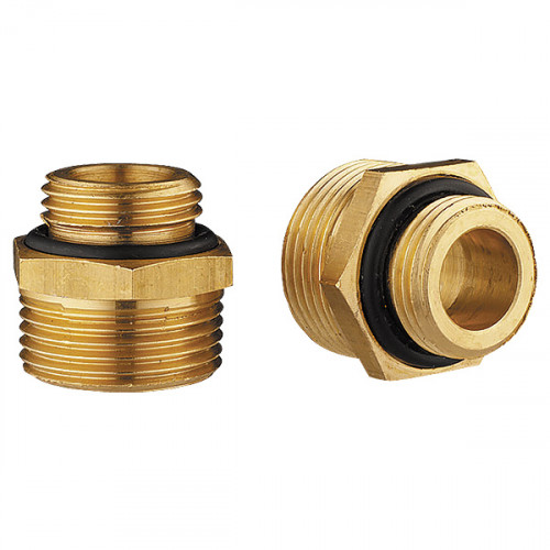 Ніпель перехідний з конічним з'єднанням 1/2" х 3/4" (2 шт)