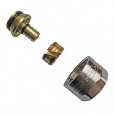 Фітинг з подвійним ущільнюючим кільцем та ізолюючою шайбою. Накидна гайка G 3/4", ущільнення під конус, 20х2,0