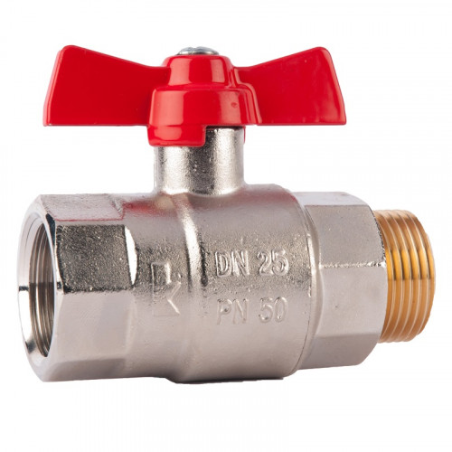 Кран кульовий підвищеної міцності з Т-подібною рукояткою, ВР х ЗР 1"