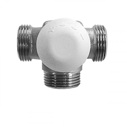 Триходовий термостатичний клапан Calis-TS-RD d 15 