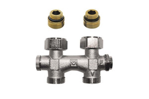 Вузол підключення радіаторів HERZ 3000 з байпасом прохідний
