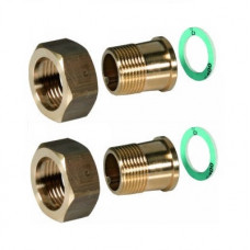 Комплект накидных гаек, прокладок и хвостовиков под резьбу 1/2" VST06-1/2A