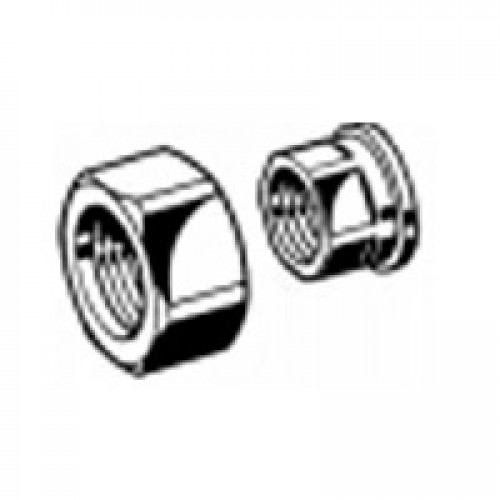Комплект перехідників (накидна гайка G1 1/2, хвостовик 1'' внутр АС25TF