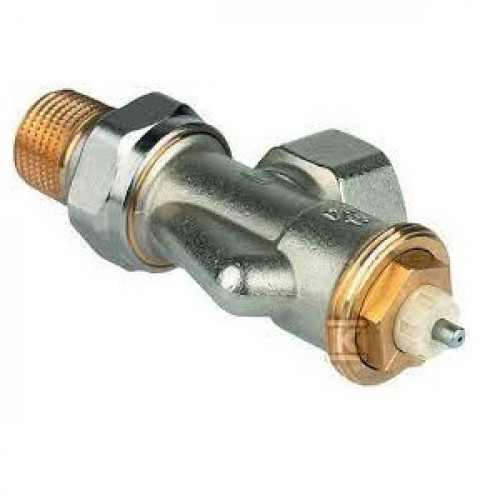 Термостатичний радіаторний малошумний клапан попереднього налаштування, осьовий Honeywell V2030ASX15