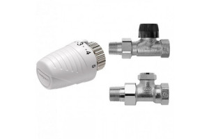 Комплект радиаторный с термоголовкой Honeywell VTL320DA15 (Прямой)