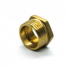 Футорка редукционная латунная Inyectometal НР3/4" х ВР1/2"