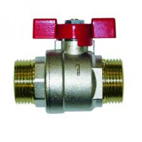 Кран кульовий IVR 957/А ЗЗ 1/2" ручка-метелик