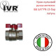 Кран кульовий IVR 918/А ВВ 3/4" ручка-метелик