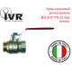 Кран кульовий IVR 919 ВЗ 3/4" ручка-важіль
