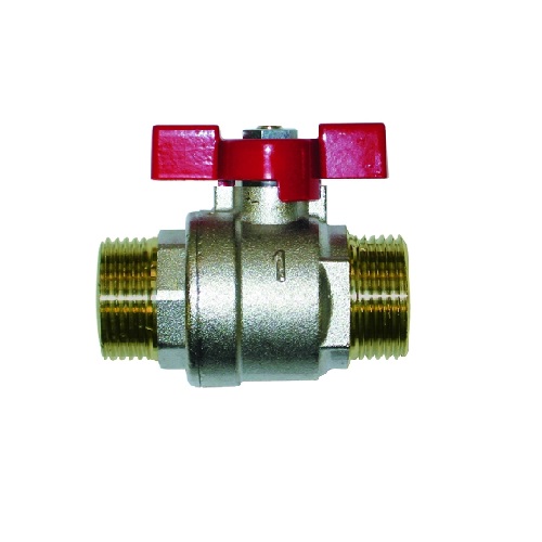 Кран кульовий IVR 957/А ЗЗ 1/2" ручка-метелик