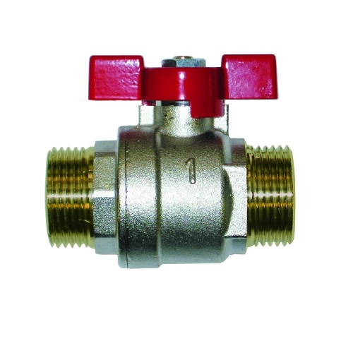 Кран кульовий IVR 957/А ЗЗ 3/4" ручка-метелик