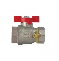 Кран шаровый со спускником воздуха ВР- ВР 3/4" с ручкой бабочка 