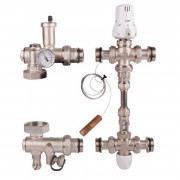 Змішувальний вузол для теплої підлоги ICMA (без насоса)  25/60 (130)