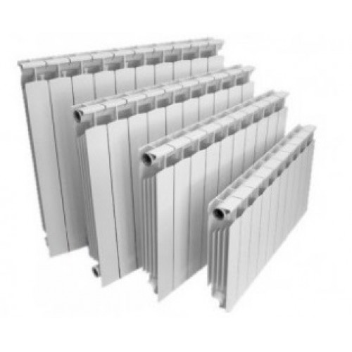 Алюминиевые секционные радиаторы SOLAR Plus 500*80 подключение левое, угловое