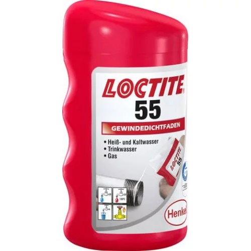 Нитка для герметизації різьбових з'єднань Loctite 55, 48 x 160 м