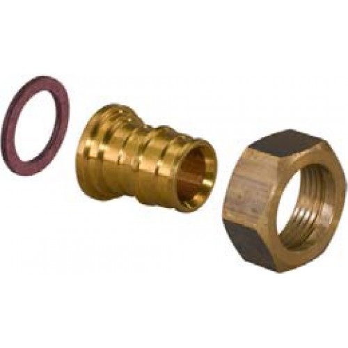 Штуцер з накидною гайкою Uponor Q&E латунь 20 х Rp 1/2" НГ
