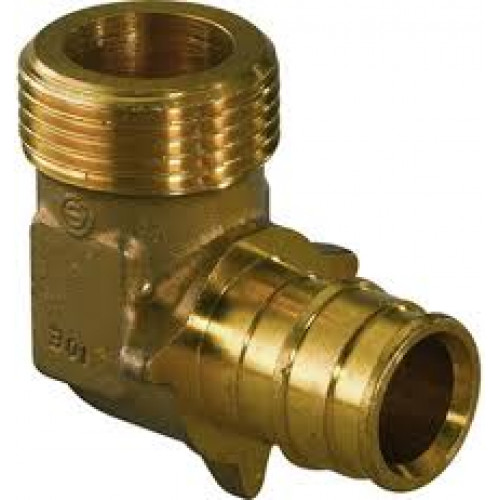 Коліно (куток) Uponor Q&E латунь 25 х G 3/4" ЗР