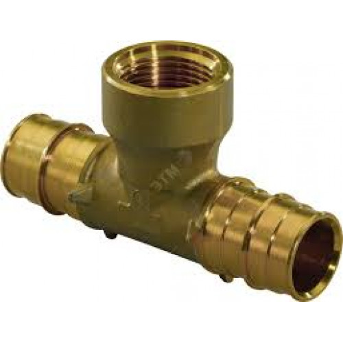 Трійник з внутрішньою різьбою Uponor Q&E латунь 25 х G 3/4" ВР х 25